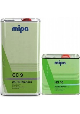 MIPA Lakier bezbarwny CC9 5L+ 2,5L utw.szybki