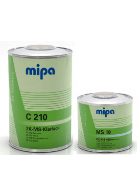 MIPA Lakier bezbarwny C210 + MS10 1,5 kpl