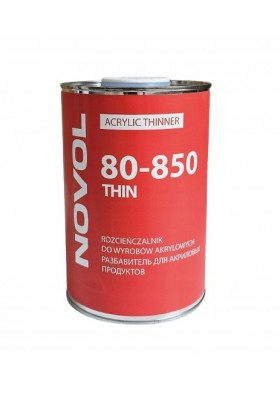 Rozcieńczalnik akrylowy NOVOL THIN 80-850 1L