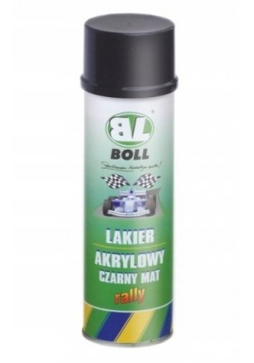 Boll Lakier Akrylowy czarny MAT 0,5L spray