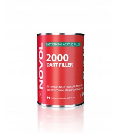Podkład akrylowy Novol 2000 Dart szary 0,8l+utw.