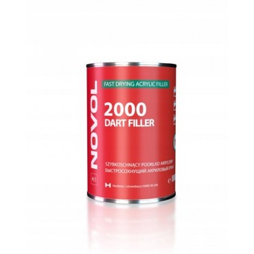 Podkład akrylowy Novol 2000 Dart czarny 0,8l+utw.