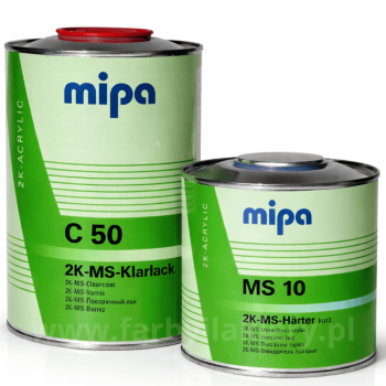 MIPA lakier bezbarwny C50 - klar 2K do lakierowania samochodów