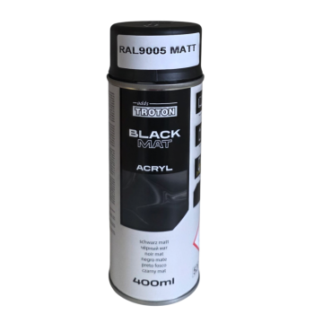 Troton lakier czarny MAT spray 400ml