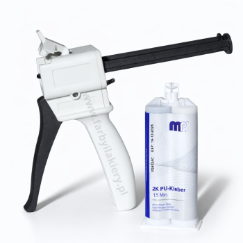 MIPA klej dwuskładnikowy 2K do plastiku 50 ml z pistoletem