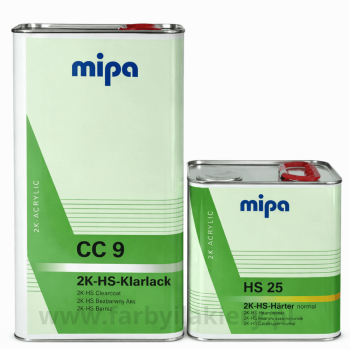 Lakier bezbarwny Mipa CC9 5L+ utw.