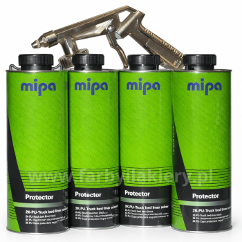 MIPA PROTECTOR czarny zestaw z pistoletem