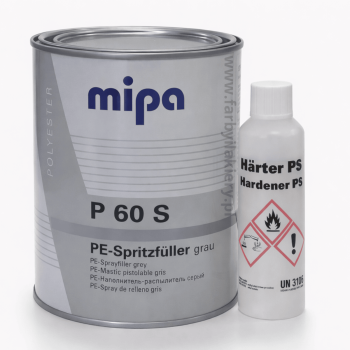 Mipa szpachla natryskowa P60s 1L + utw