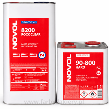 Novol 8200 Rock Clear lakier bezbarwny VHS 5L+2,5L
