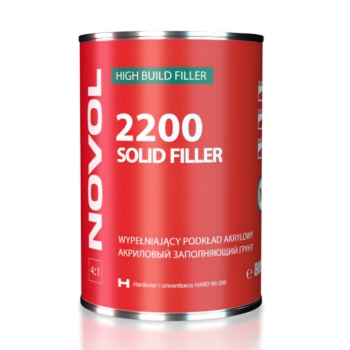 Podkład akrylowy Novol 2200 Solid Filler czarny 0,8L + utwardzacz
