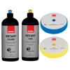 RUPES zestaw polerski ROTARY 2x pasta 1L + 2x gąbka