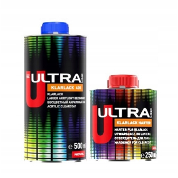 Lakier bezbarwny NOVOL ULTRA KLARLACK 400 0,5L+utw