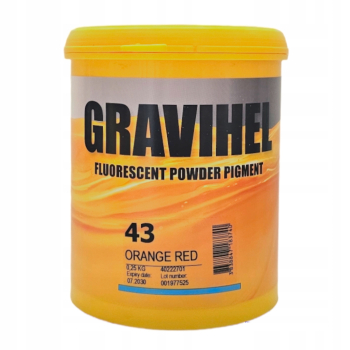 Lakier bazowy FLUO RAL 3026 GRAVIHEL 1L
