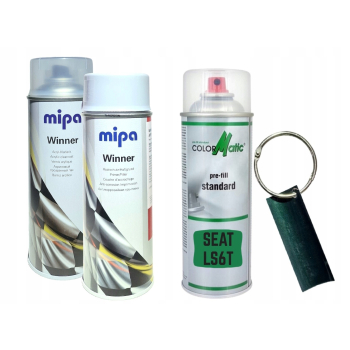 Zestaw lakier samochodowy spray SEAT LS6T