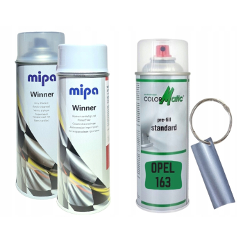 Zestaw lakier samochodowyspray OPEL 163