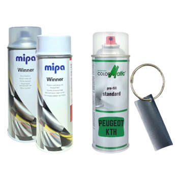 Zestaw lakier samochodowy spray PEUGEOT KTH