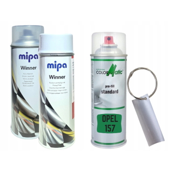 Zestaw lakier samochodowy spray OPEL 157