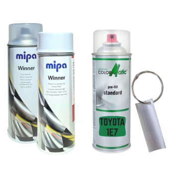 Zestaw lakier samochodowy spray TOYOTA 1E7