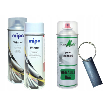 Zestaw lakier samochodowy spray RENAULT B66