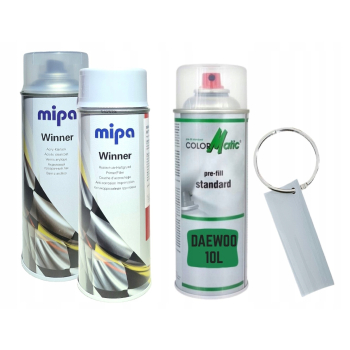 Zestaw lakier samochodowy spray DAEWOO 10L