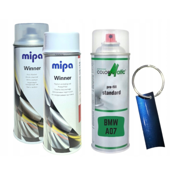 Zestaw lakier samochodowy spray BMW A07