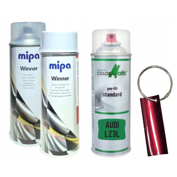 Zestaw lakier samochodowy spray AUDI LZ3L