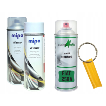 Zestaw lakier samochodowy spray FIAT 258A