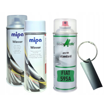 Zestaw lakier samochodowy spray  FIAT 595A