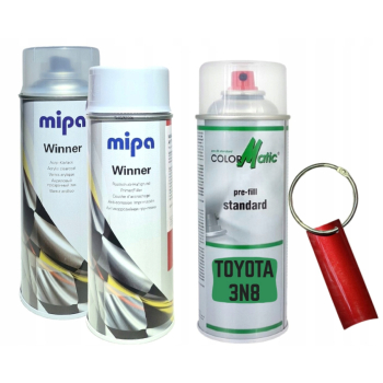 Zestaw lakier samochodowy spray TOYOTA 3N8