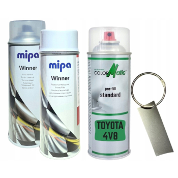 Zestaw lakier samochodowy spray TOYOTA 4V8