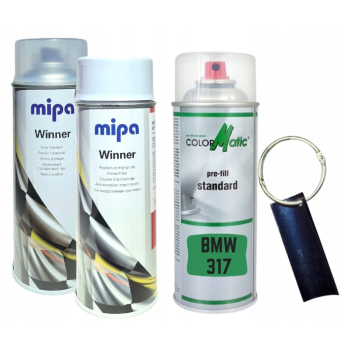 Zestaw lakier samochodowy spray BMW 317