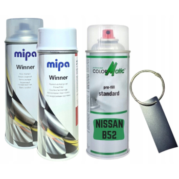 Zestaw lakier samochodowy spray NISSAN B52