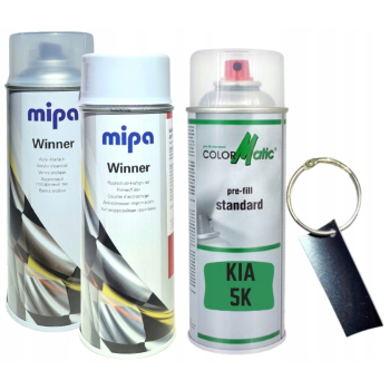 Zestaw lakier samochodowy spray KIA 5K