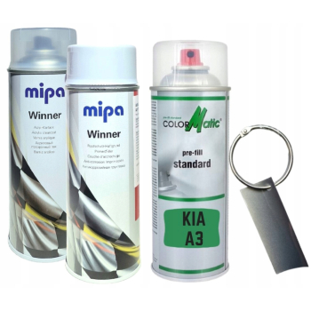 Zestaw lakier samochodowy spray KIA A3
