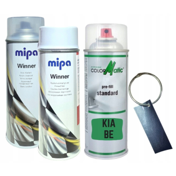 Zestaw lakier samochodowy spray KIA BE