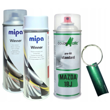Zestaw lakier samochodowy spray MAZDA 18J