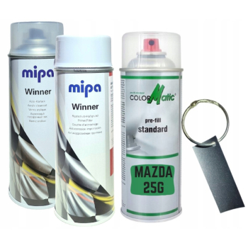 Zestaw lakier samochodowy spray MAZDA 25G
