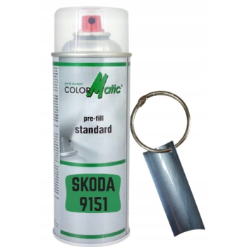 Zestaw lakier samochodowy spray SKODA 9151