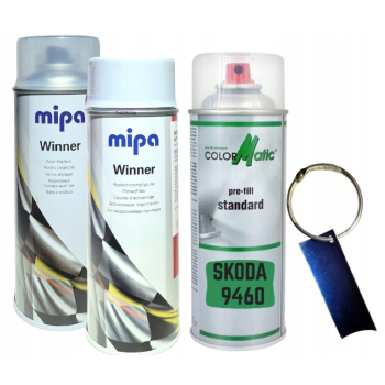 Zestaw lakier samochodowy spray SKODA 9460
