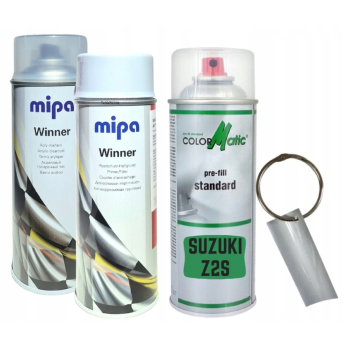Zestaw lakier samochodowy spray SUZUKI Z2S