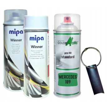 Zestaw lakier samochodowy spray MERCEDES 189