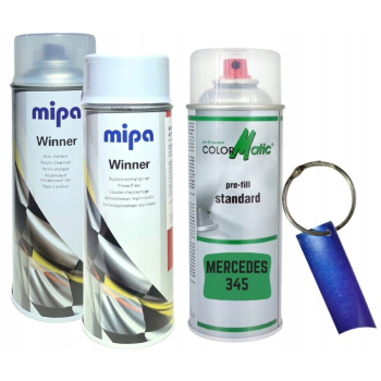 Zestaw lakier samochodowy spray MERCEDES 345