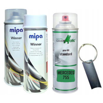 Zestaw lakier samochodowy spray MERCEDES 755