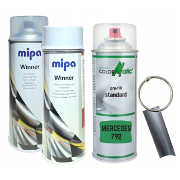 Zestaw lakier samochodowy spray MERCEDES 792