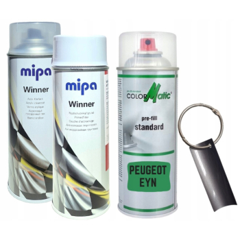 Zestaw lakier samochodowy spray PEUGEOT EYN