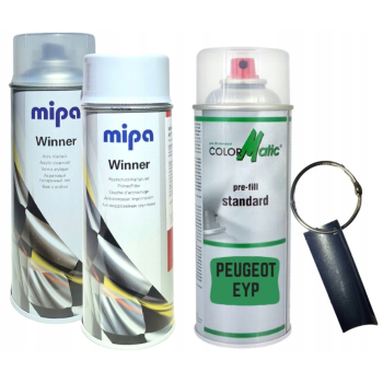 Zestaw lakier samochodowy spray PEUGEOT EYP