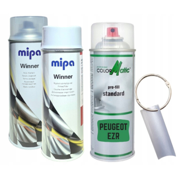 Zestaw lakier samochodowy spray PEUGEOT EZR