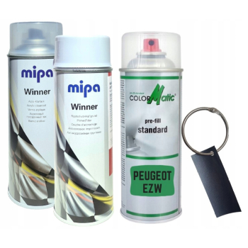 Zestaw lakier samochodowy spray PEUGEOT EZW