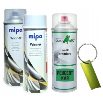 Zestaw lakier samochodowy spray PEUGEOT KAR