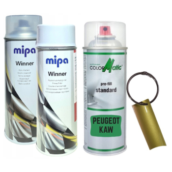 Zestaw lakier samochodowy spray PEUGEOT KAW